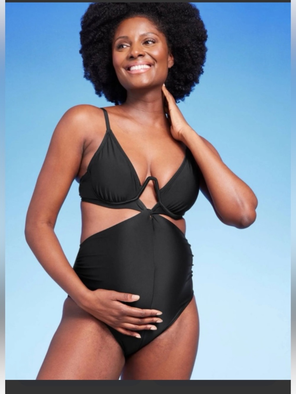 Isabel Maternity Underwire Twist-Front One Piece Suit